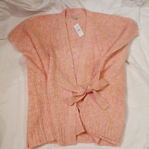 LOFT wrap sweater NWT
